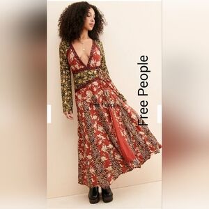 Free People EUC Nearly New Tilda Maxi Wrap Dress in Small